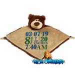 Embroidered Bear Blanket