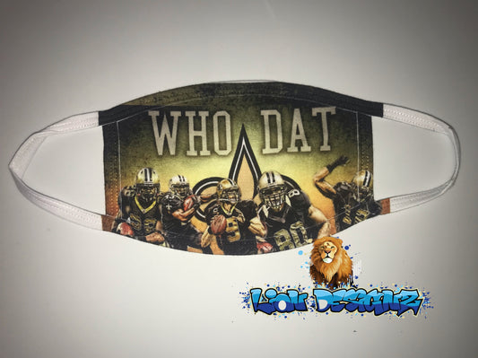 Saints Face Cover